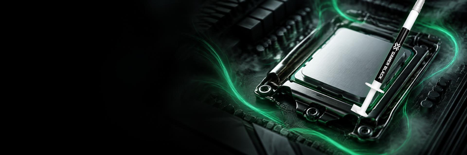Pasta Térmica Gamer Black — Aplique a pasta