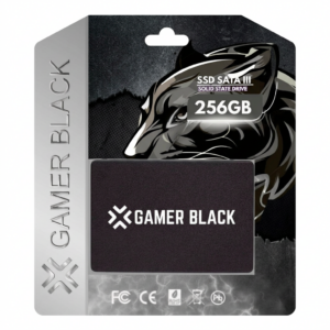 SSD 256GB Gamer Black Sata 3 Slim 6gb/s