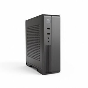 Gabinete Gamer Black Industrial Slim Mx02 Mini Itx Alumínio Ultra Leve / sem fonte