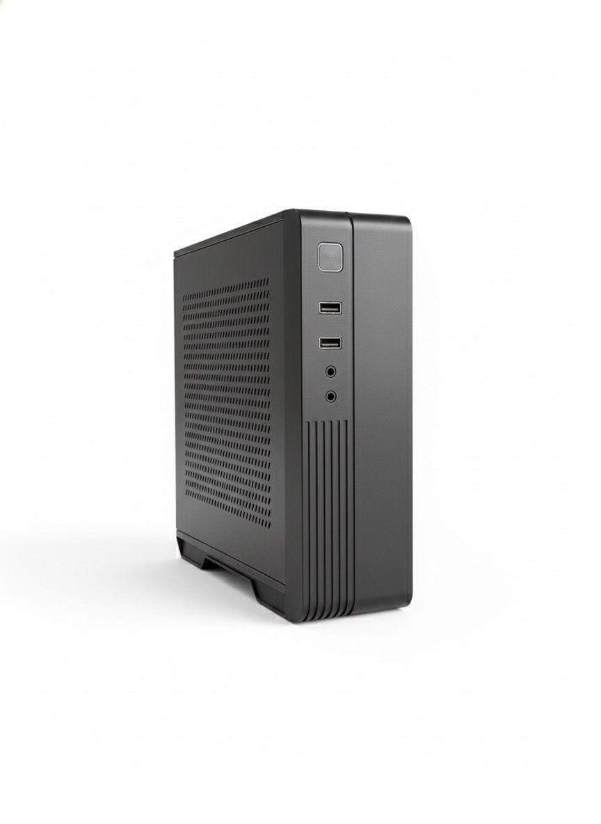 Gabinete Gamer Black Industrial Slim Mx02 Mini Itx Alumínio Ultra Leve / sem fonte